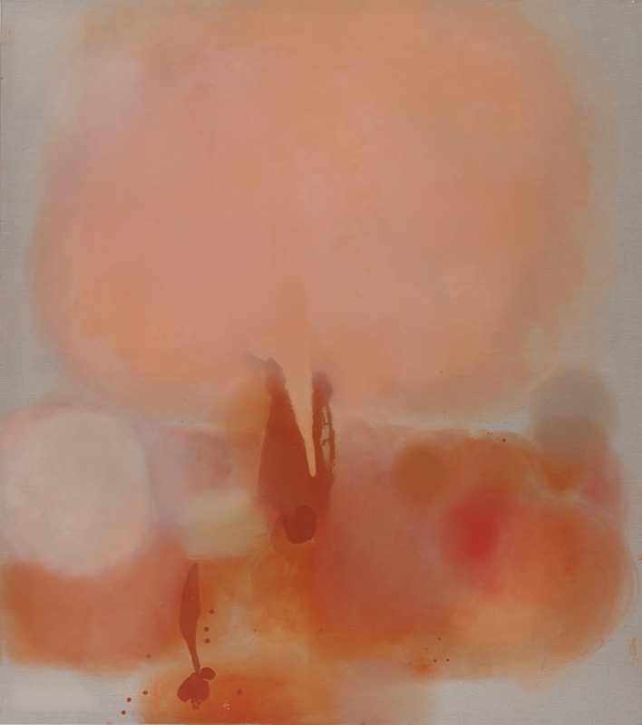 Peachy Cloud by Louise Olsen 