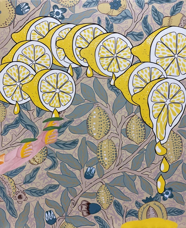 Lemon Painting by Emily Galicek 
