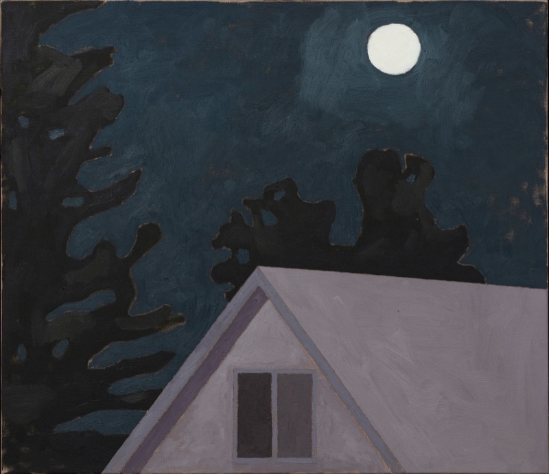 Full moon and house (living a life that's perfectly still) Clarke