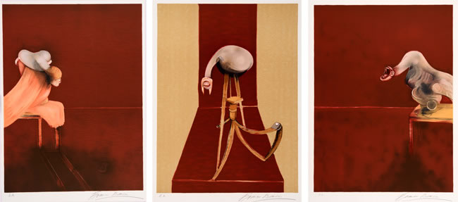 2nd Version of Triptych Bacon