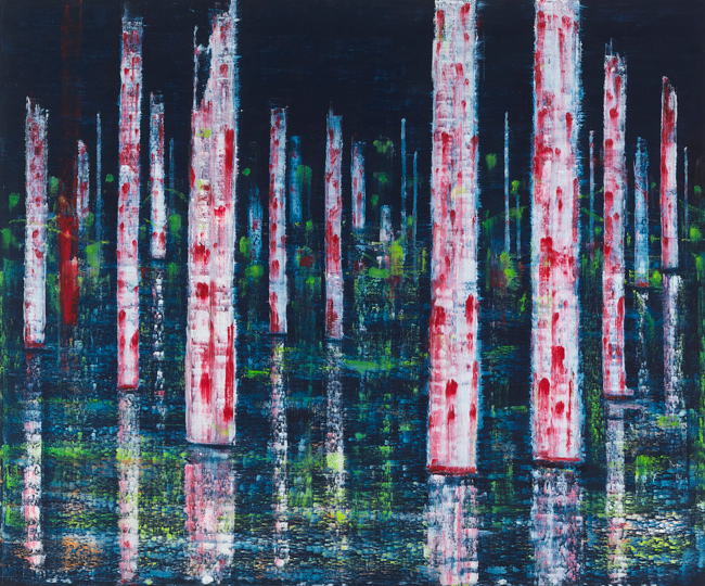 Flooded forest by Tim Summerton at Olsen Gallery