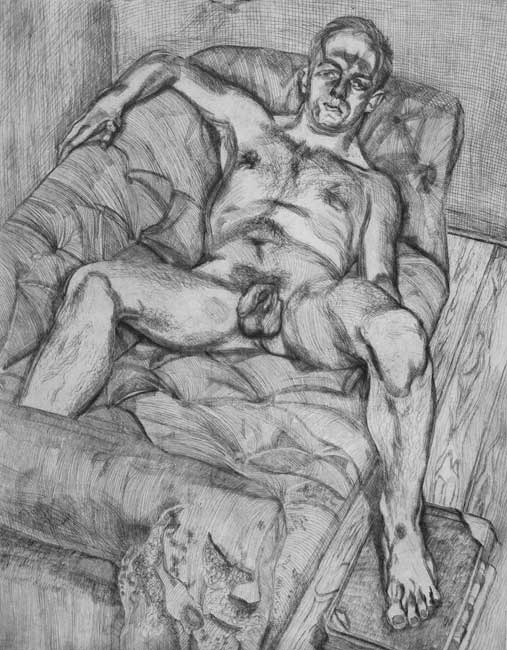 IB by Lucian Freud at Olsen Gallery