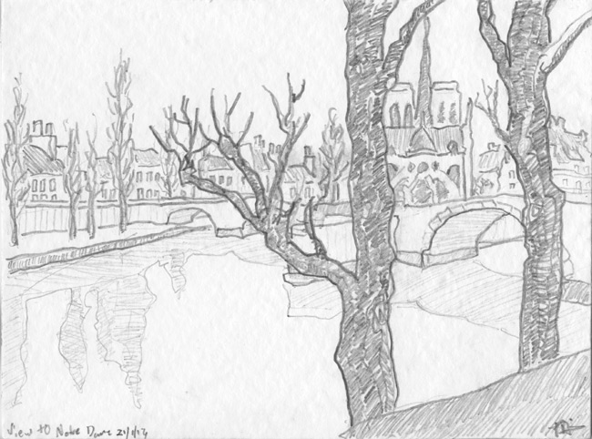 View to Notre Dame 21.1.13 Davies