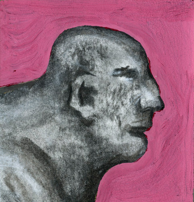 Drawing 2013 (head, pink background) Booth