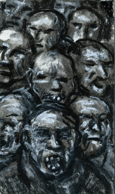 Drawing 2013 (group of heads) Booth