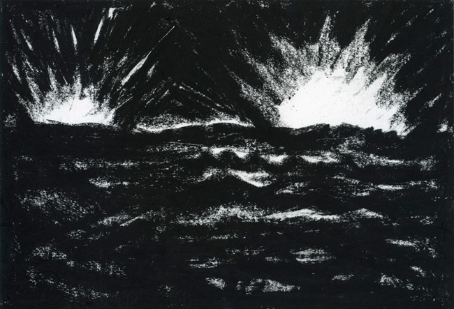 Drawing c.1995 (two explosions) Booth