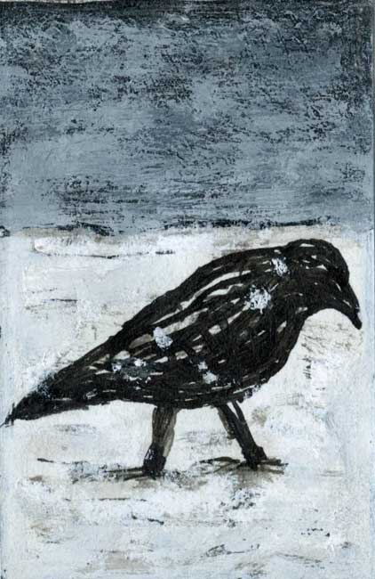 Drawing 1995 (black bird) Booth
