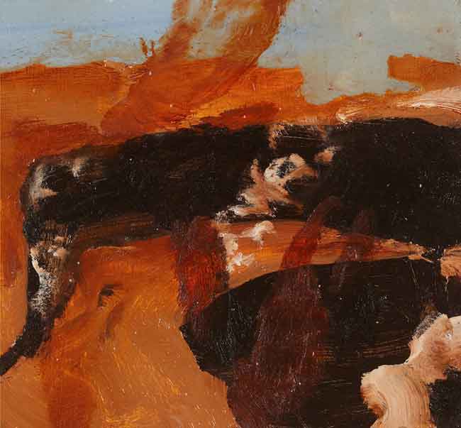 Wilcannia Dust Bowl study by Luke Sciberras at Olsen Gallery