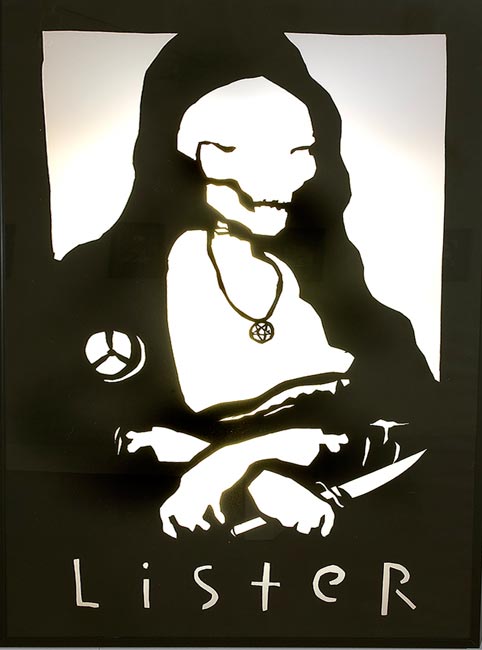 Mona Lennon Jesus by Anthony Lister at Olsen Gallery