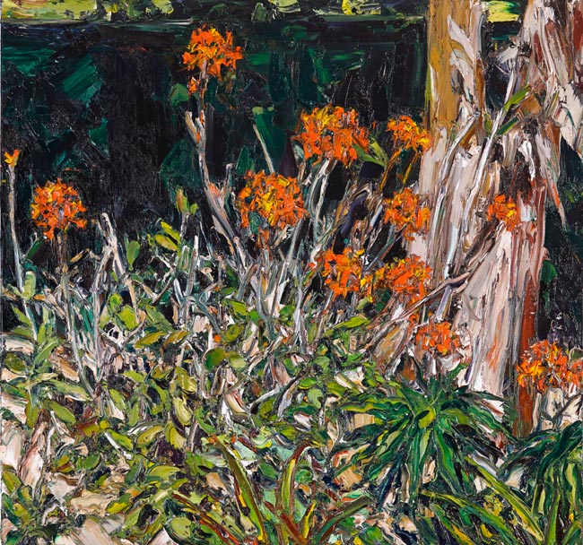 Slice of Garden (diptych) by Elisabeth Kruger at Olsen Gallery