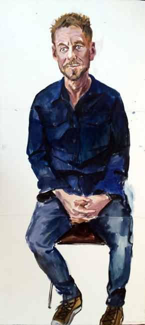 Philip Quast by Nicholas Harding at Olsen Gallery
