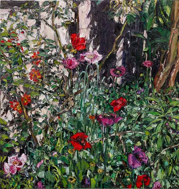 Taormina garden (poppies and shadows) Harding