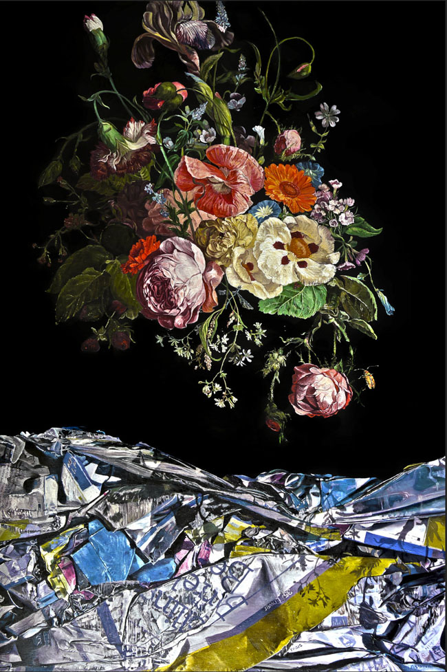 Ex Libris Fleurs II by James McGrath at Olsen Gallery