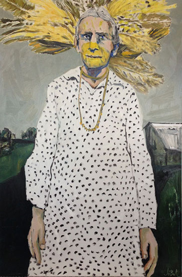 Buffalo Girl by Jo Bertini at Olsen Gallery