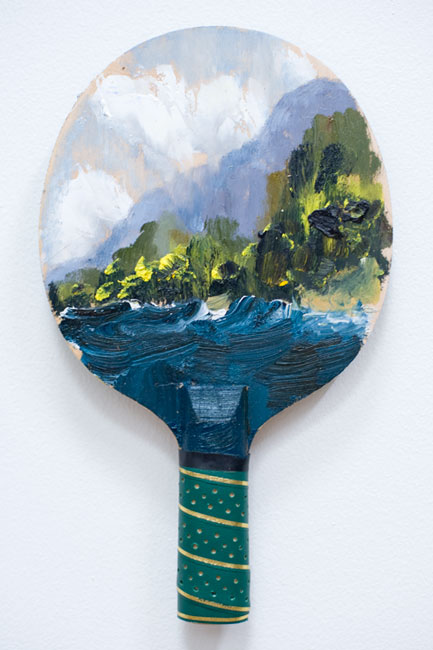 Ping pong landscape 3 by Paul Ryan at Olsen Gallery