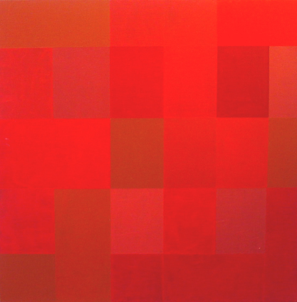 Red Shapes Thronged by Robert Jacks at Olsen Gallery