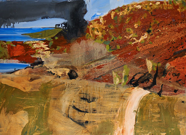 Samothrace from Gallipoli by Luke Sciberras at Olsen Gallery