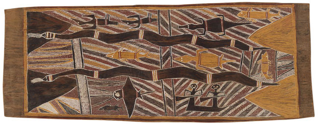Djan'kawu Story by Birrikidji Gumana at Olsen Gallery