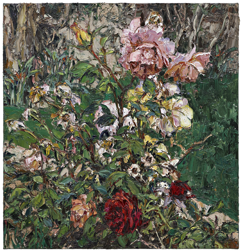 Cannamara roses by Nicholas Harding at Olsen Gallery