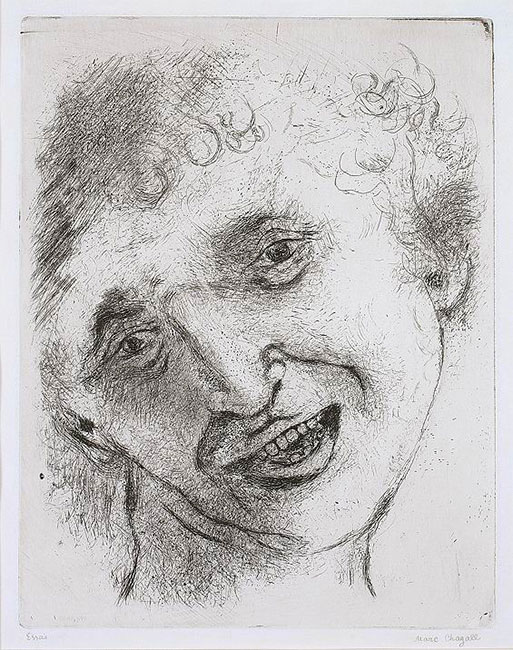 Autoportrait au sourire Chagall