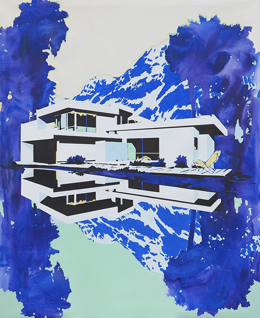 House Mountain Blue by Paul Davies at Olsen Gallery