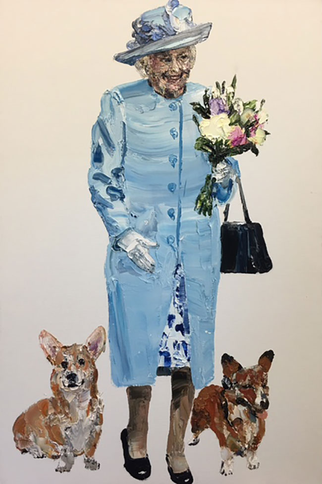 HM The Queen by Paul Ryan at Olsen Gallery