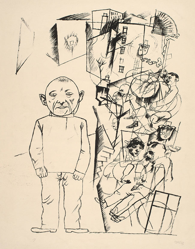 Toter im Schlamm (Dead Man in Mud) by Otto Dix at Olsen Gallery