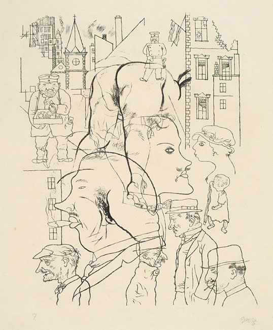 Der Zucthausler (The Convict) by George Grosz at Olsen Gallery