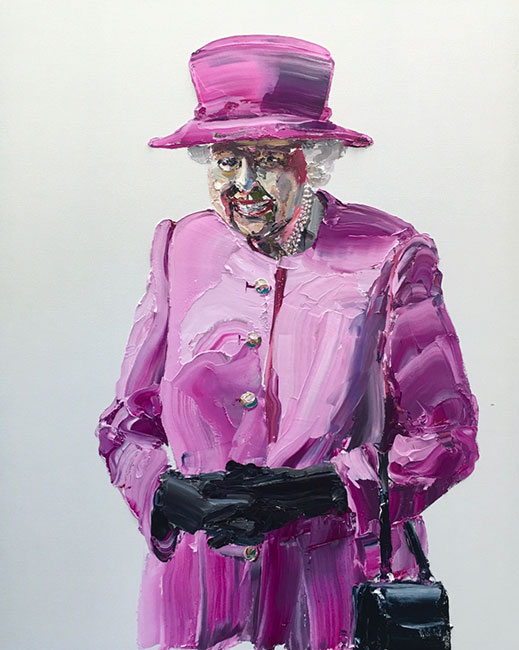 Pink Queen. Launer by Paul Ryan at Olsen Gallery