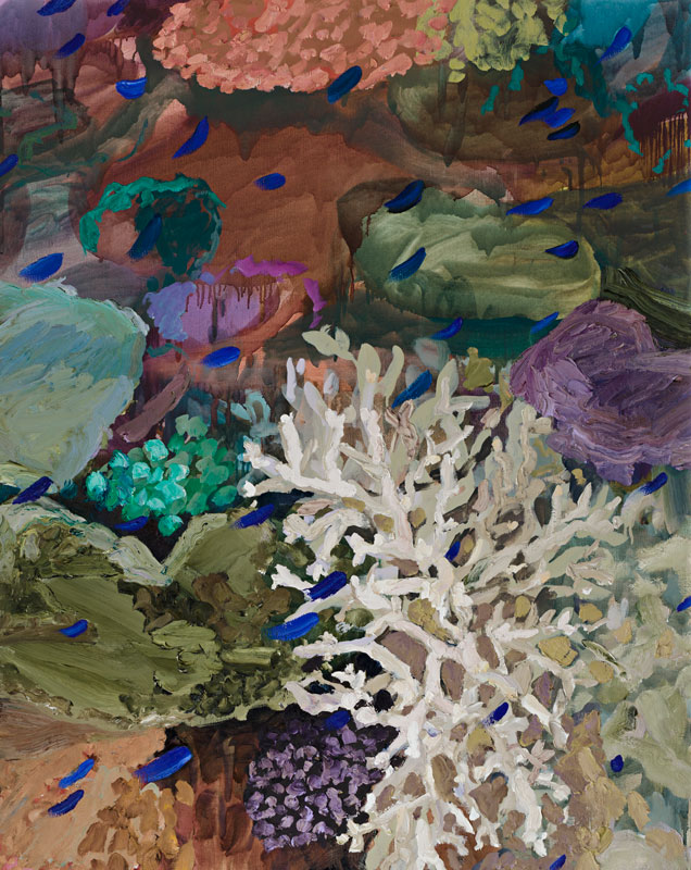 Blue pools by Laura Jones at Olsen Gallery