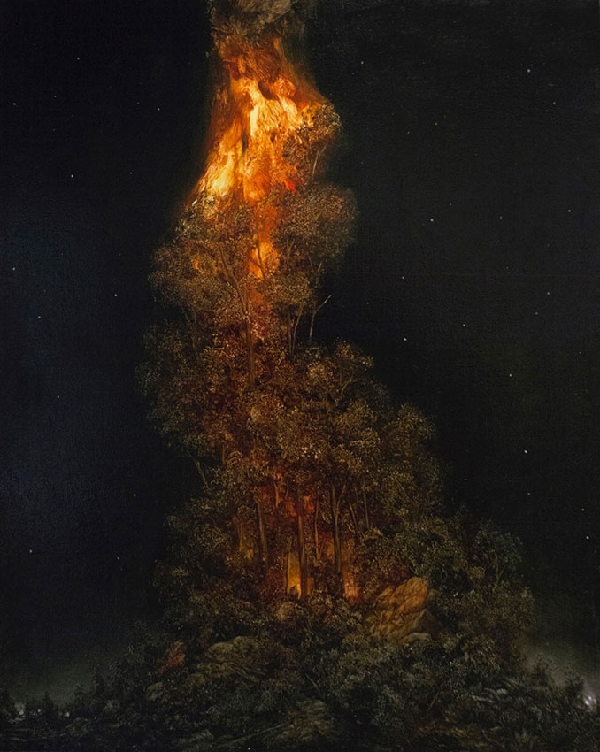 Black Lung 6 by Peter Gardiner at Olsen Gallery
