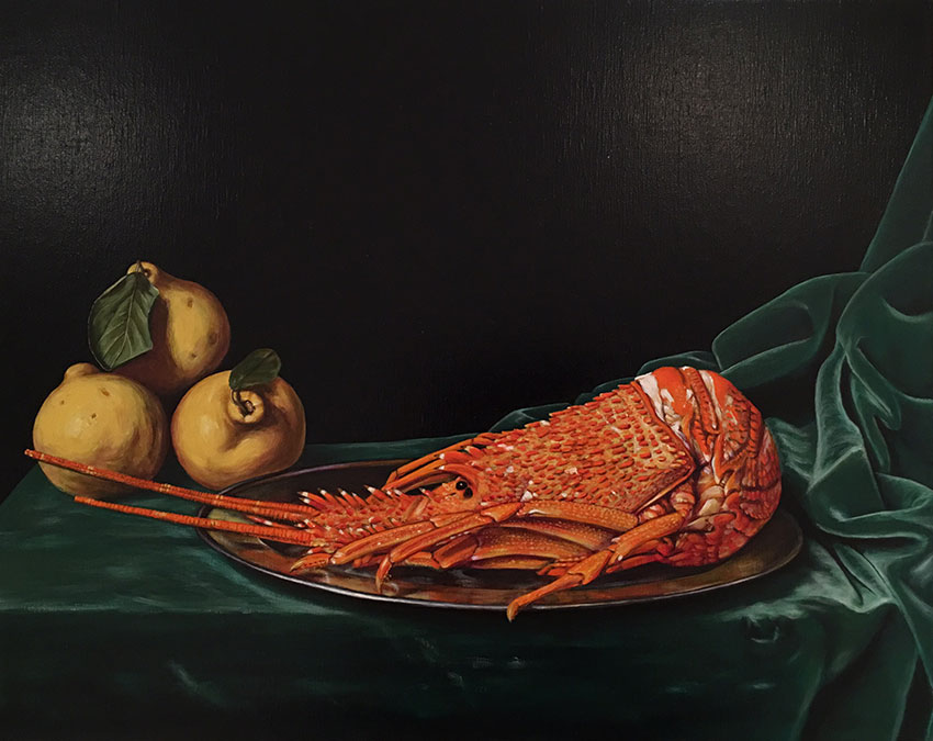 Still life with tuna by Chris Beaumont at Olsen Gallery