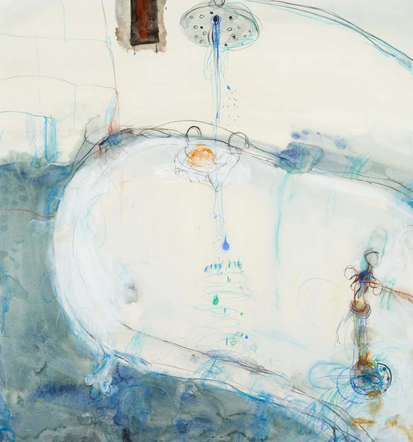 The People who live on Victioria Street by John Olsen at Olsen Gallery