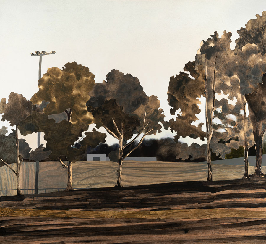 Painting 239 (Greenway Park) by Alan D Jones at Olsen Gallery