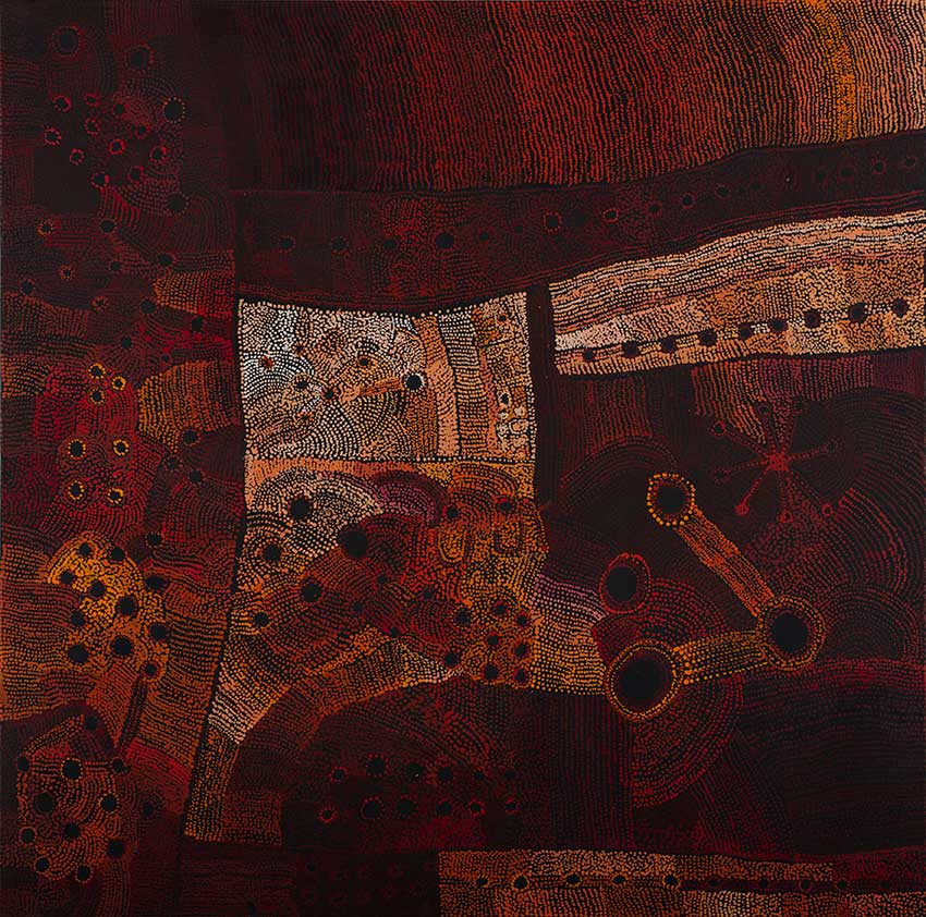 Ngura by Kunmanara (Wawiriya) Burton at Olsen Gallery