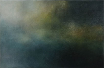 Etude de nuage - le vert fonce by Jennifer Keeler-Milne at Olsen Gallery