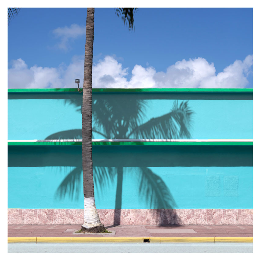 Blue Wall Miami by George Byrne
