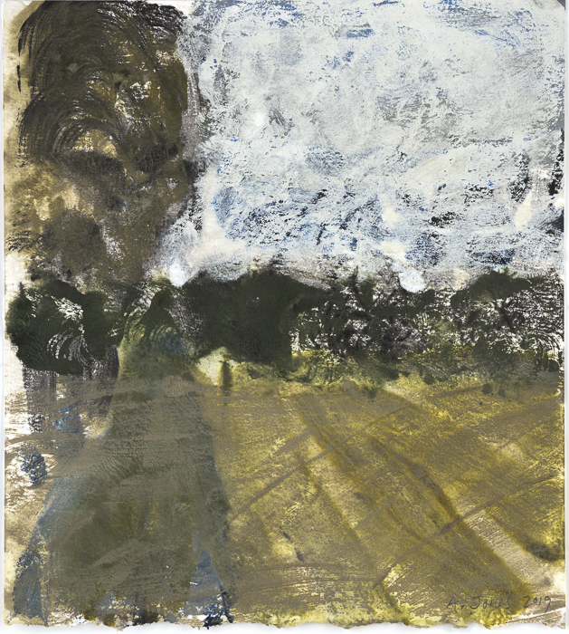 Monotype Study 11 (Provence, France) by Alan D Jones at Olsen Gallery