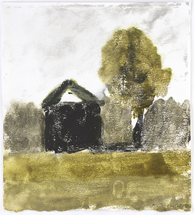 Monotype Study 14 (Provence, France) by Alan D Jones at Olsen Gallery