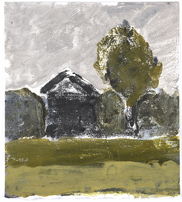 Monotype Study 15 (Provence, France) by Alan D Jones at Olsen Gallery
