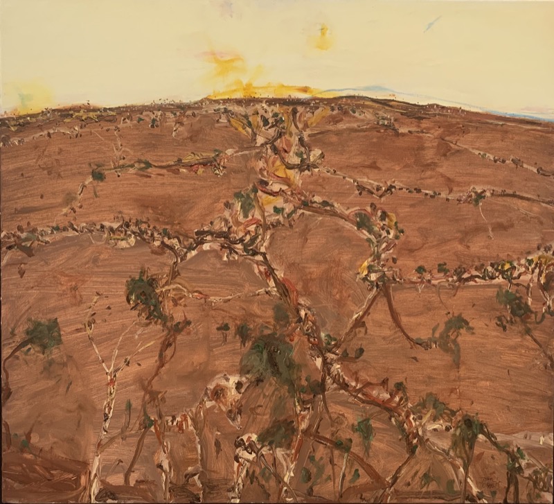 The Road to Hill End by John Olsen