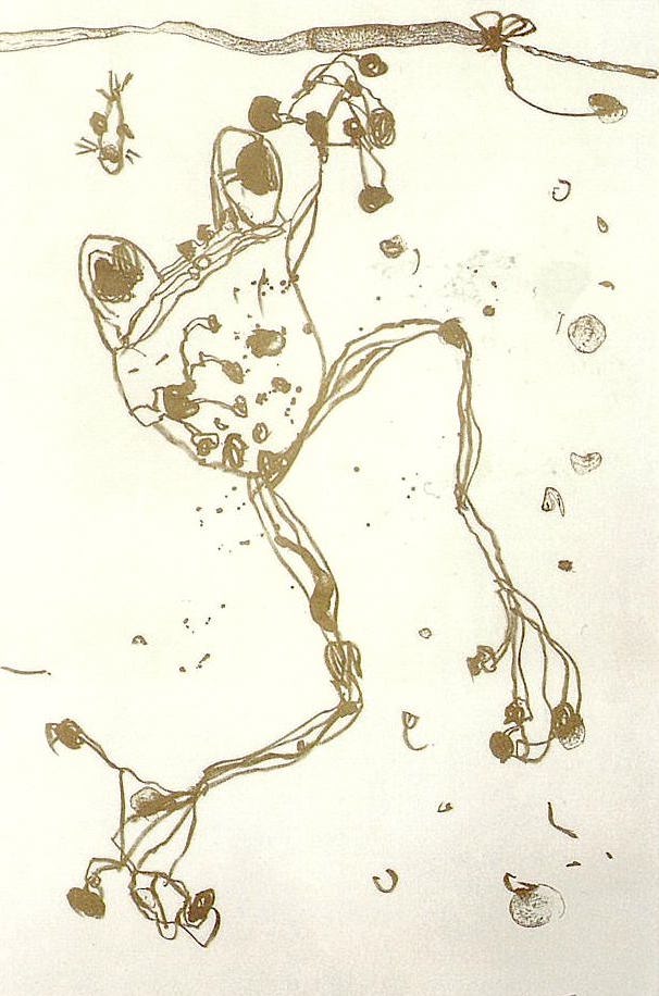 Frog and Fish by John Olsen