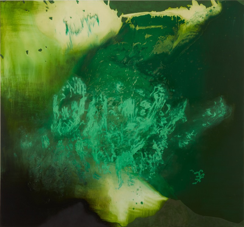 Green Painting by Charlie Sheard 