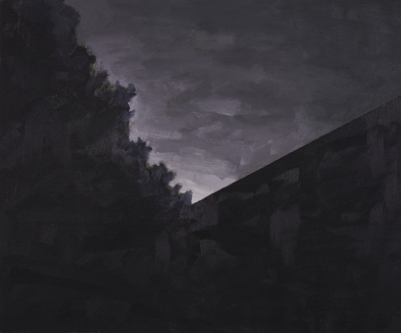 The path at night by Janis Clarke at Olsen Gallery