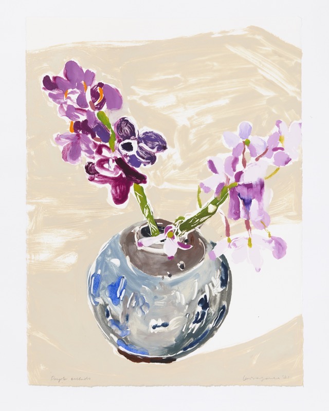 Purple Orchids Jones