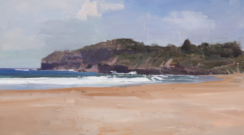 Sketch (Moffat Beach) no.3 by Chris Langlois 