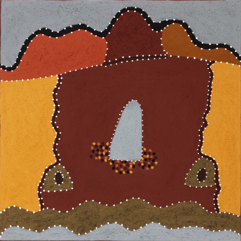 Palm Hot Water Spring, Mabel Downs Station by Shirley Purdie at Olsen Gallery