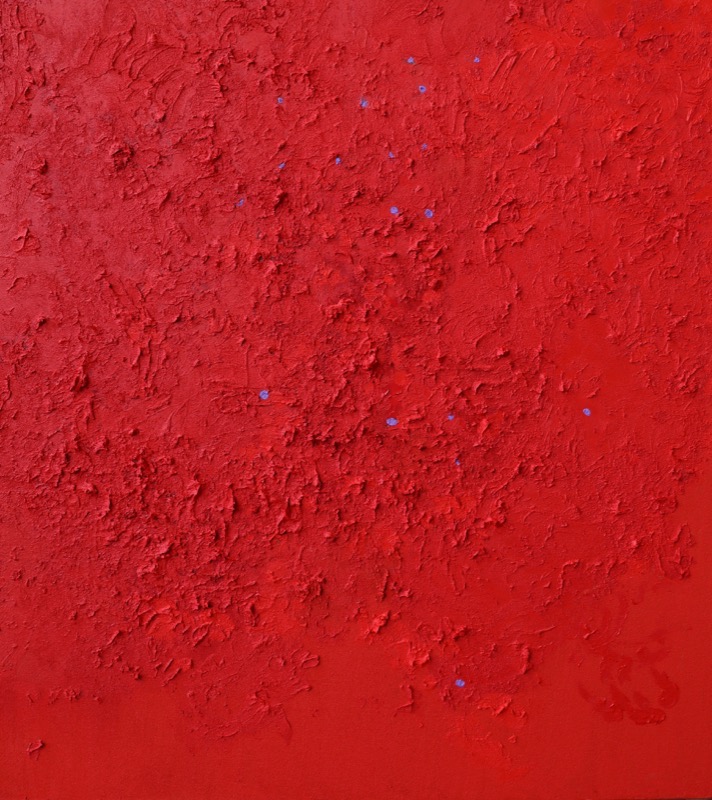 Small Red Painting by Charlie Sheard