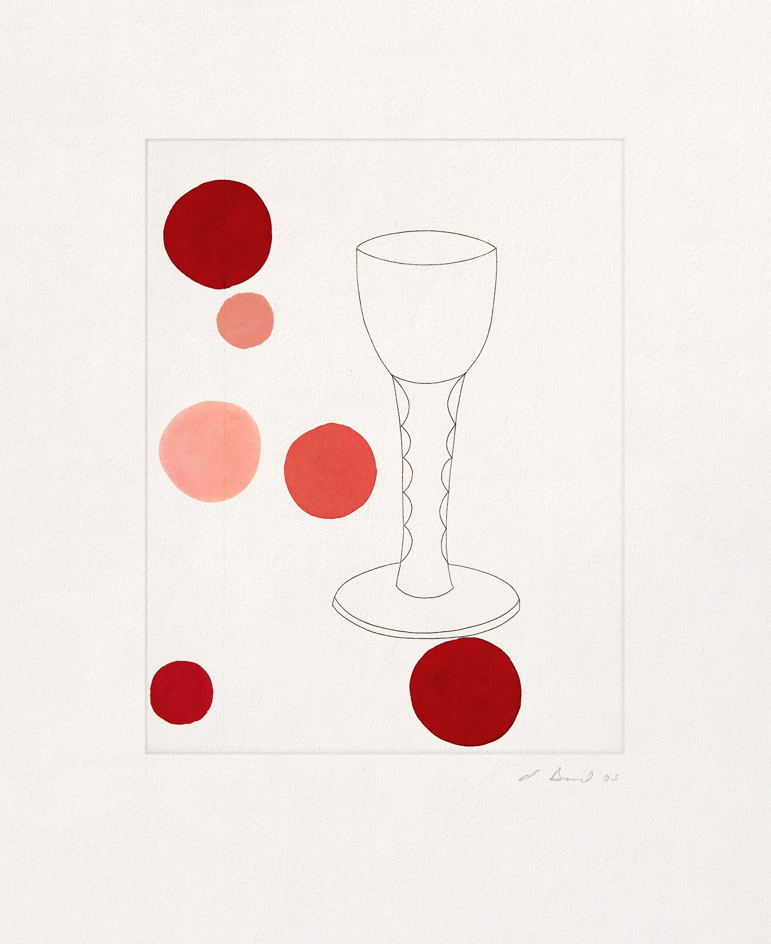 Glass #6 (red) by David Band
