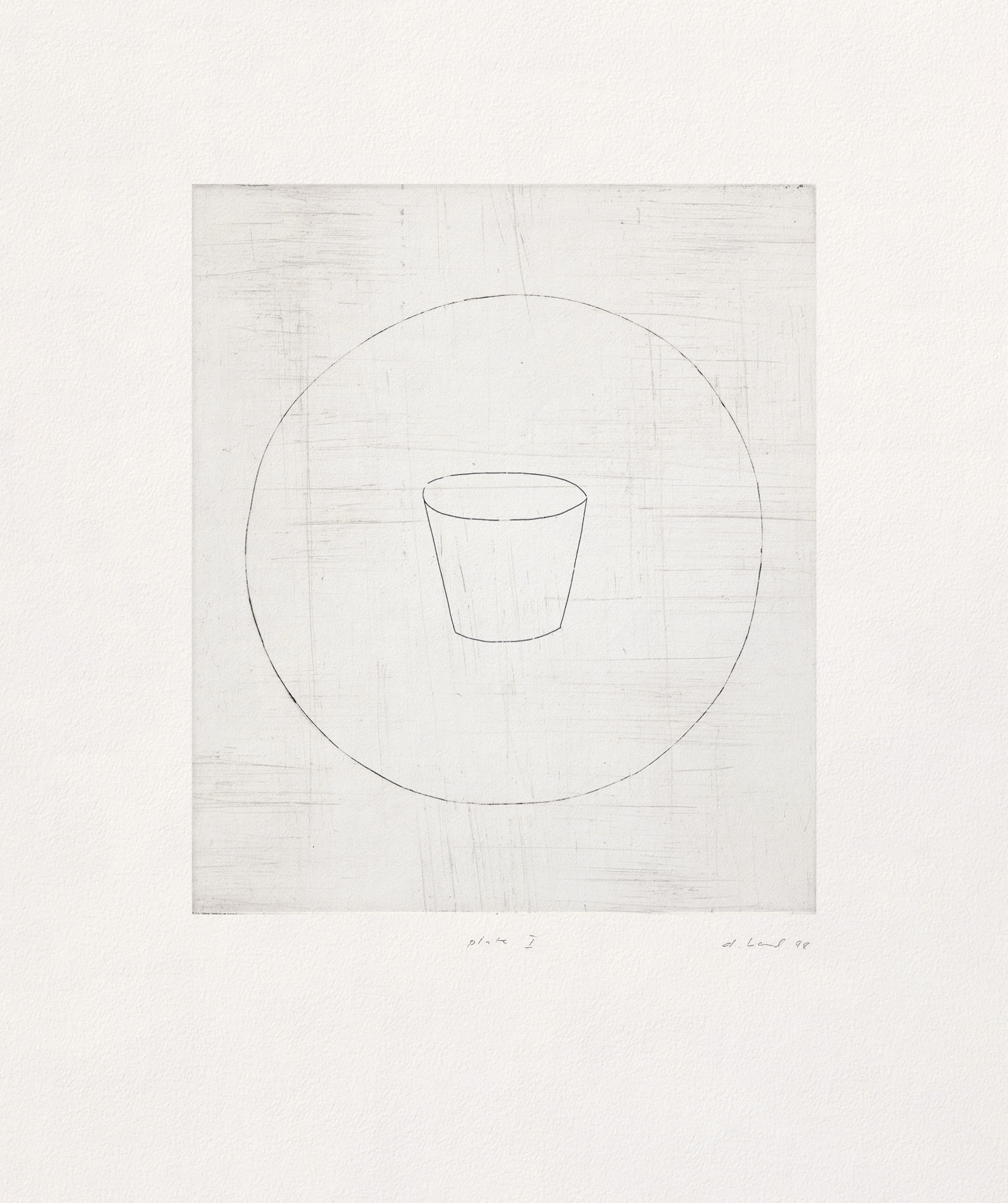 Plate I (white) by David Band